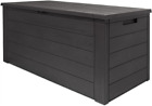 ® Baule Da Giardino XXL 280 L Cassapanca Richiudibile 2 Maniglie 120X46X57Cm Box