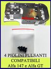 PIOLINI PULSANTI PULSANTIERA ALFA ROMEO 147 e GT KIT DA 4