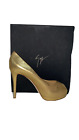 GIUSEPPE ZANOTTI scarpa con tacco shoes donna woman size Eu 40 color oro GZ04L