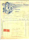 1921 PADOVA Pietro PAGANELLI & Figlio olii d oliva - Fattura su carta intestata