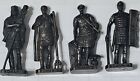 SOLDATINI KINDER  METALLFIGUREN SERIE COMPLETA SOLDATI ROMANI SCAME BRUNITI