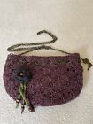 Boiled Wool Crochet Knitted Handbag by Lollipops Paris. BNWOT