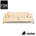 FSM Clarus Stoff Zweisitzer Beige Sofa Couch manuelle Funktion