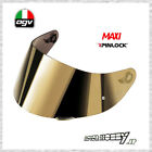 VISIERA CASCO AGV K3 SV-K5 GT2 IRIDIUM ORO A SPECCHIO MAXI PINLOCK  XS S MS