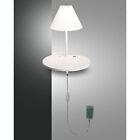 Fabas Luce Applique da parete a LED in metallo e vetro per camera da letto Goodn