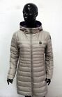 Blauer Donna Giubbino Taglia L Giubbotto Beige Invernale Jacket Logo Woman