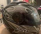 casco Agv Stealth Nero/argento/ Antracite. Tg Xs