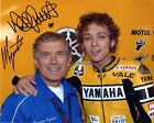 Valentino Rossi Giacomo Agostini Foto Autografata Signed Photo MotoGp Autografo