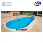 KPEOV8059 PISCINA ELLISSE OVALE INTERRATA MADAGASCAR 800x400xh150 CM