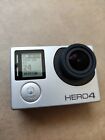 GoPro HERO4 Silver 12MP 4K Action Video Camera con custodia, lenti e accessori.