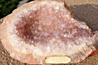 Geode Quarzo Ametista Uruguay circa 20x15 cm