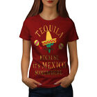 Wellcoda Tequila Mexico Cactus Drink Womens T-shirt