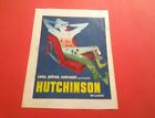 PUBBLICITA    1960 HUTCHINSON MILANO,CANOE POLTRONE MATERASSINI GONFIABILI