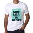 Uomo Maglietta Estate A Napoli – Summer In Naples – T-shirt Stampa Grafica