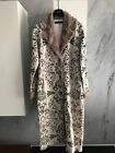 HOUSE OF HARLOW x REVOLVE CAPPOTTO TG. S variopinto ricamato IN PELLE