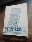 TEXAS INSTRUMENTS TI-57-LCD CALCOLATRICE MANUALE D  USO 1982 retrocomputer