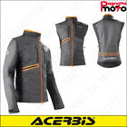 GIACCA TECNICA ACERBIS ENDURO ONE JACKET MANICHE STACCABILI NERO ARANCIONE FLUO