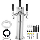 VEVOR Dispenser Birra alla Spina Triplo Rubinetto Spillatore Birra Acciaio Inox