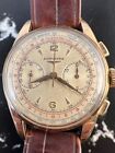 Longines Chronograph 30 Ch Ref.6595 Case 37 Mm Rose Gold 18 Kt Original Dial