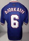 DJORKAEFF camiseta auténtica Adidas Mundial 1998 una estrella jersey 98 FRANCIA