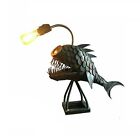 UK Steampunk Fishing Lights Home Decor Ornaments  Desktop Night USB LED Lamps rr