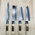 Non Usati Articolo Lotto Di Quattro Giapponese Chef Kitchen Coltelli Set 照秀