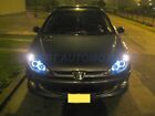 FARI ANGEL EYES A LED CROMO O BLACK  PEUGEOT 206  1998 AL 2007