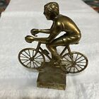 scultura in bronzo Ciclismo