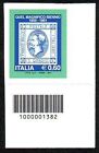 Italia 2011 codice a barre 1382 Magnifico Biennio - angolo basso DX