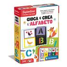 Clementoni Sapientino Gioca e Crea L alfabeto Stencil Lettere Puzzle Educativo