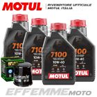 Tagliando KAWASAKI Z750 2007-2012 Z 750 (4 MOTUL 7100 10W40 + Filtro olio Hiflo)