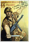 CARTOLINA POST CARD GINO BOCCASILE PROPAGANDA MILITARE n 19