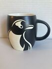 Etched PENGUIN Ceramic 15oz Coffee Mug Loveland Living Planet Aquarium Souvenir