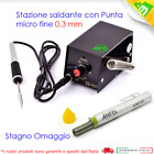 Mini Stazione Saldante Stagno Saldatore per Microsaldature SMD 8W 100-450°C