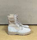 GENUINE US ARMY McRAE FOOTWEAR COMBAT BOOTS DESERT EX MINT !!!! US 6R - UK 5