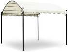 Gazebo da Giardino 3x4m in Ferro Morel Boston Bianco