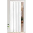 Porta a soffietto super sottile 215x84 Bianco