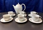 Royal Copenhagen Magnolia Classic Service 6 pcs Coffee cup & saucer + Coffee pot