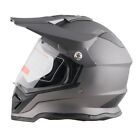 Casco da Cross Casco Moto Casco Motocross Visiera Ece Infinity Grigio