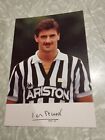 IAN RUSH (JUVENTUS) - CARTOLINA CON AUTOGRAFO STAMPATO - HURRA JUVENTUS 1987/88