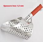 Emiter Setaccio Pala forata mare Acciaio Inox Sand Scoop S150 manico compreso