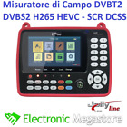 MISURATORE DI CAMPO COMBO DVB-T/T2 DVB-S/S2 ANALIZZATORE DI SPETTRO ANALISI HD