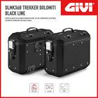 COPPIA VALIGIE LATERALI [GIVI] TREKKER DOLOMITI BLACK LINE 36 LT. - DLMK36BPACK2