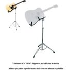 Platinum SGS20 DG Supporto per chitarra acustica Stand da palco regolabile NUOVO