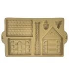 The Pampered Chef | Gingerbread House Kit Stoneware Cookie Mold Made in USA