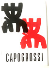 CAPOGROSSI Giuseppe catalogo mostra La Bussola Torino, 1962