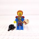 Lego minifigure capitano PIRATA NUOVO con mappamondo