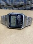 VTG SEIKO  C153-5007 STAINLESS STEEL LCD DIGITAL CALCULATOR WATCH  70s Works!!!