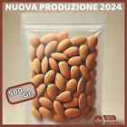 500Gr Mandorle Sgusciate crude Sicilia NUOVE 2024 busta salva aroma Frutta secca