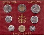 VATICANO. SOUVENIR CON 8 MONETE FDC